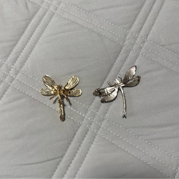 Elegant Dragonfly Brooch Set - Multicolor - Picture 3 of 5